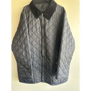 Barbour Heritage Liddesdale Quilted Jacket Men's XXL Black British Country